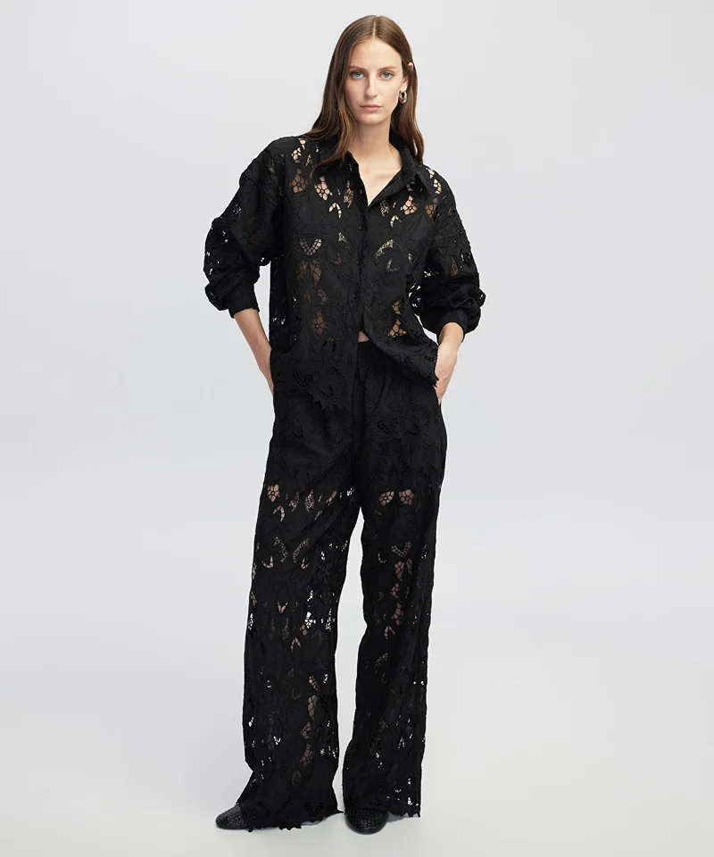 ابيكول Broderie Anglaise Trousers
